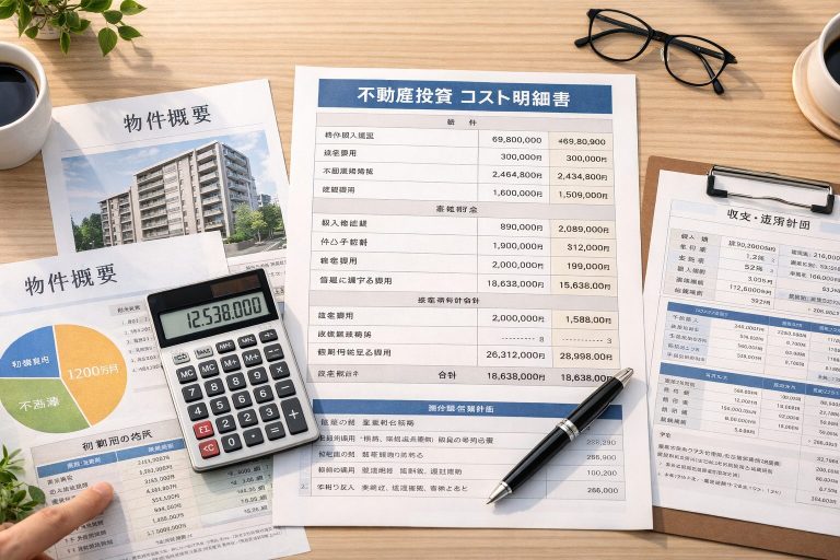 岡山の不動産投資にかかる費用を完全解説【2026年版】初期費用・維持費・税金まとめ